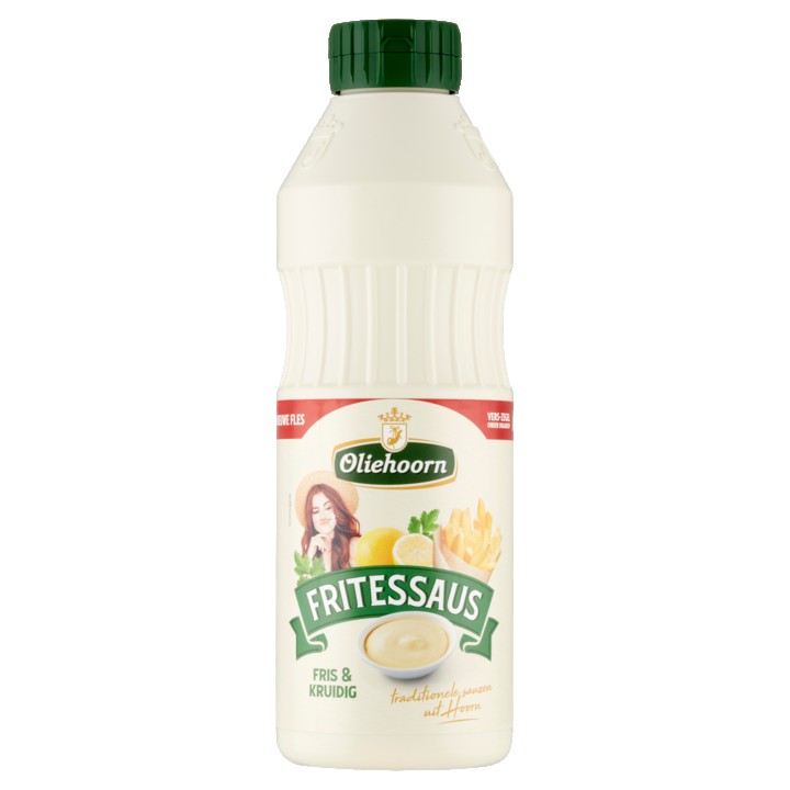 Oliehoorn Fritessaus Fris &amp;amp; Kruidig 750ml