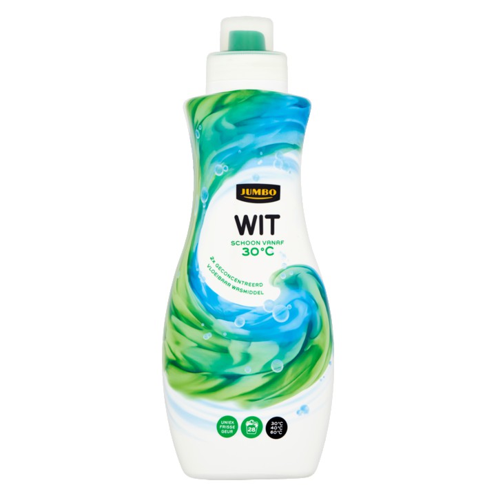 Jumbo Wit 2x Geconcentreerd Vloeibaar Wasmiddel 980ml