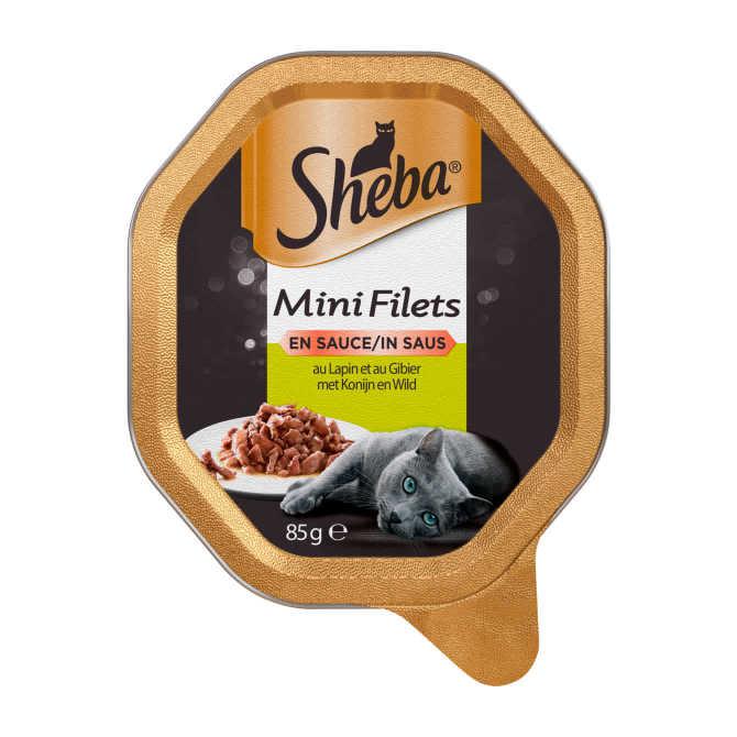 Sheba Mini filets in saus met konijn &amp; wild