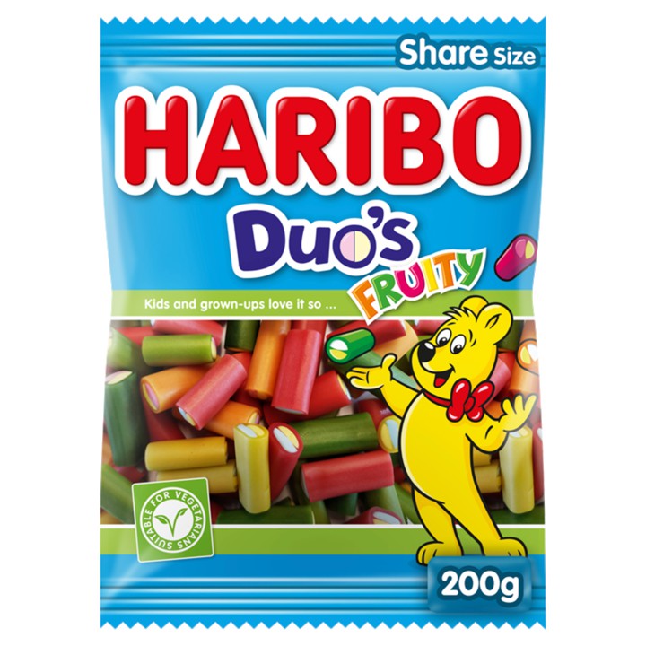 Haribo Duo&amp;#x27;s Fruity 200g