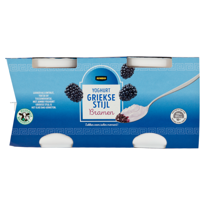 Jumbo Yoghurt Griekse Stijl Bramen 4 x 150g