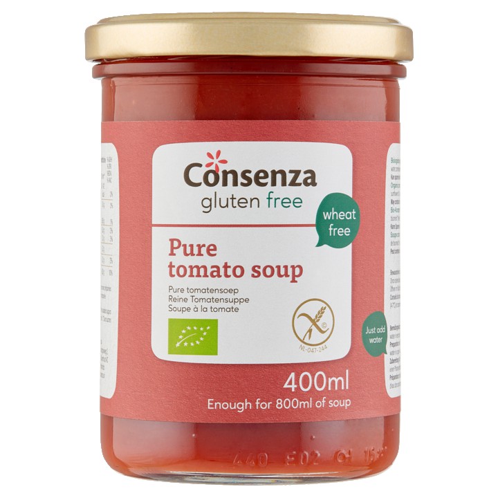 Consenza Gluten Free Pure Tomatensoep 400ml