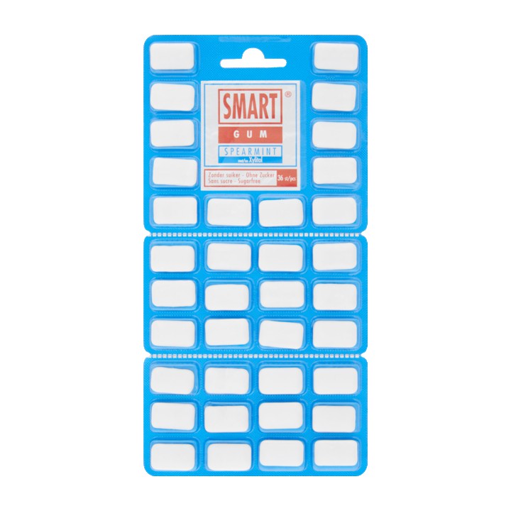 Smart Gum Spearmint met Xylitol 36 Stuks 39, 6g