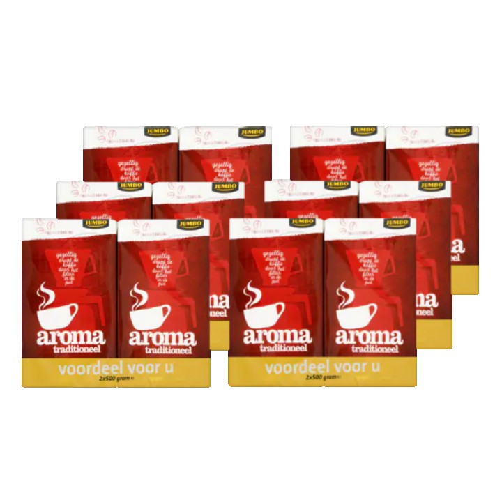 Jumbo Snelfiltermaling Aroma Traditioneel 6KG - 12 x 500g