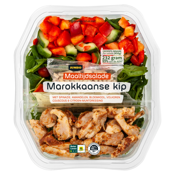 Jumbo Maaltijdsalade Marokkaanse Kip 450g