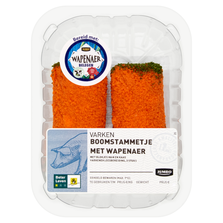 Jumbo Boomstammetjes met Wapenaer 2 Stuks 200g