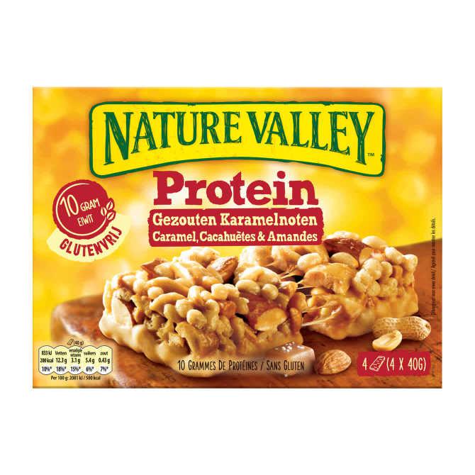 Nature Valley Protein gezouten karamelnoten