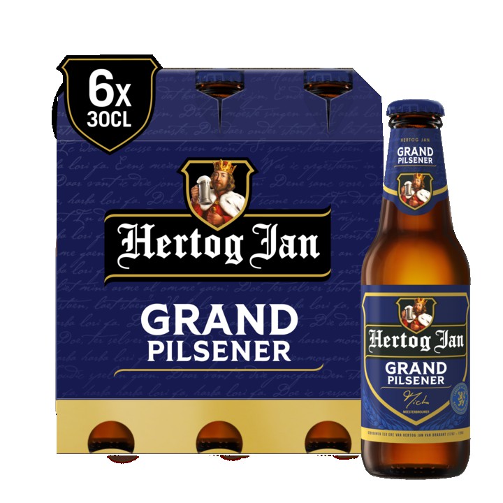 Hertog Jan - Grand Pilsener - Fles - 6 x 300ML