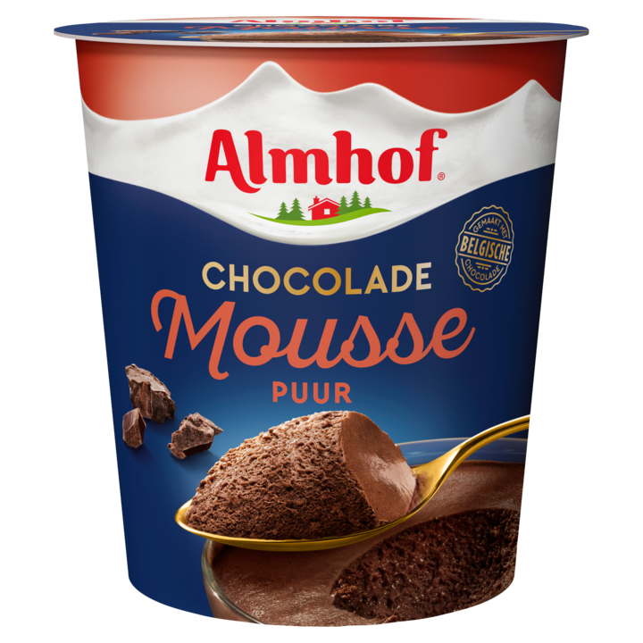 Almhof Chocolademousse Puur 200g