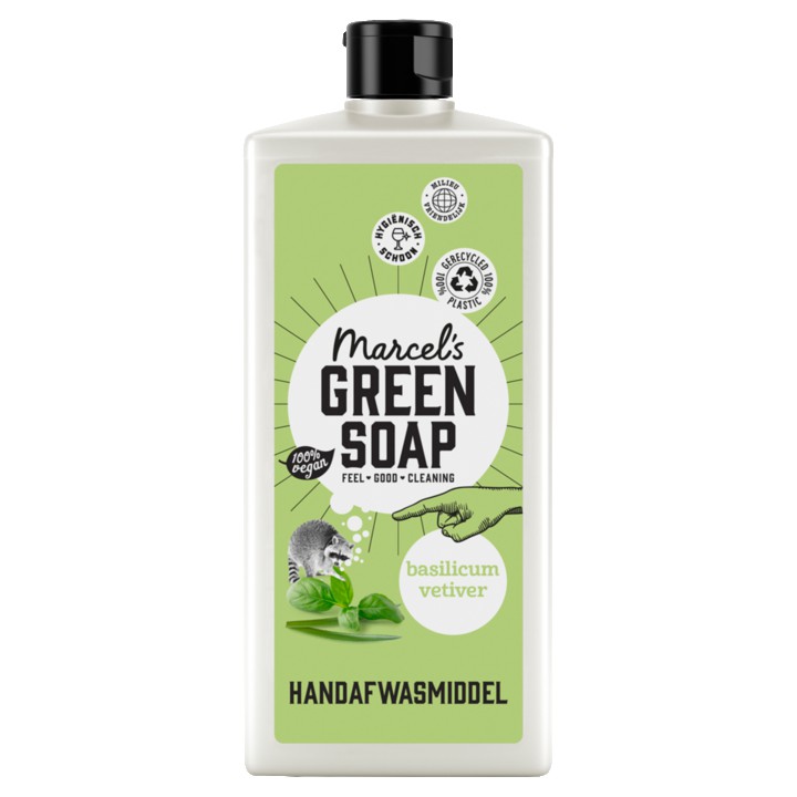 Marcel&amp;#x27;s Green Soap Afwasmiddel Basil Vetiver 500ml