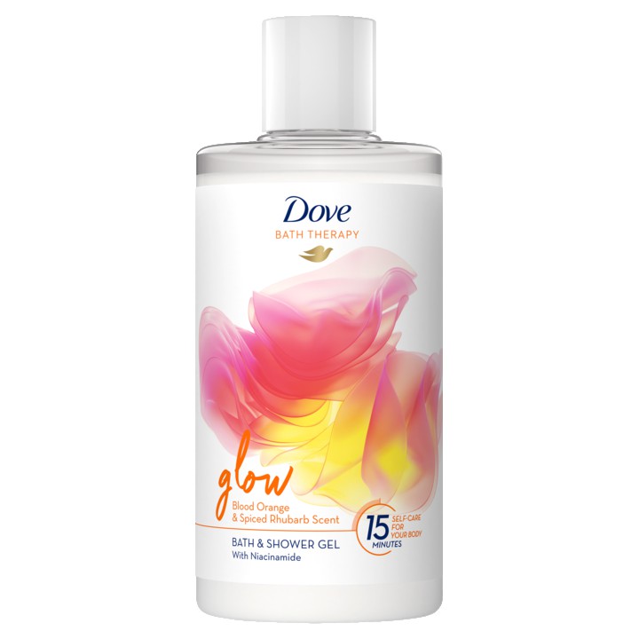 Dove Bath Therapy Badschuim &amp;amp; Douchegel Glow 400ml