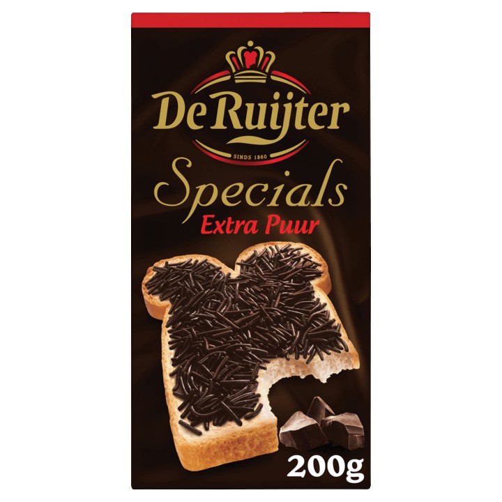 De Ruijter Specials Hagelslag Extra Puur 200g