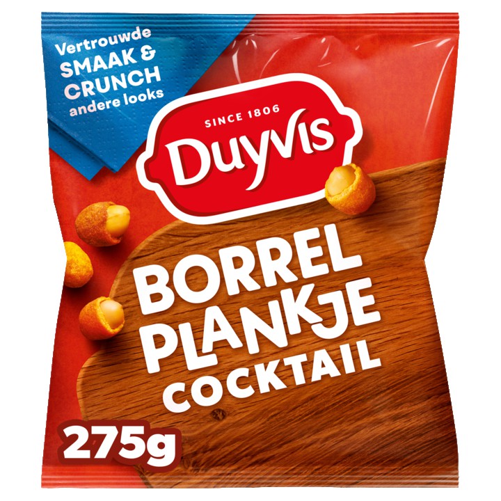 Duyvis Borrelnootjes Cocktail Pinda Noten 275gr