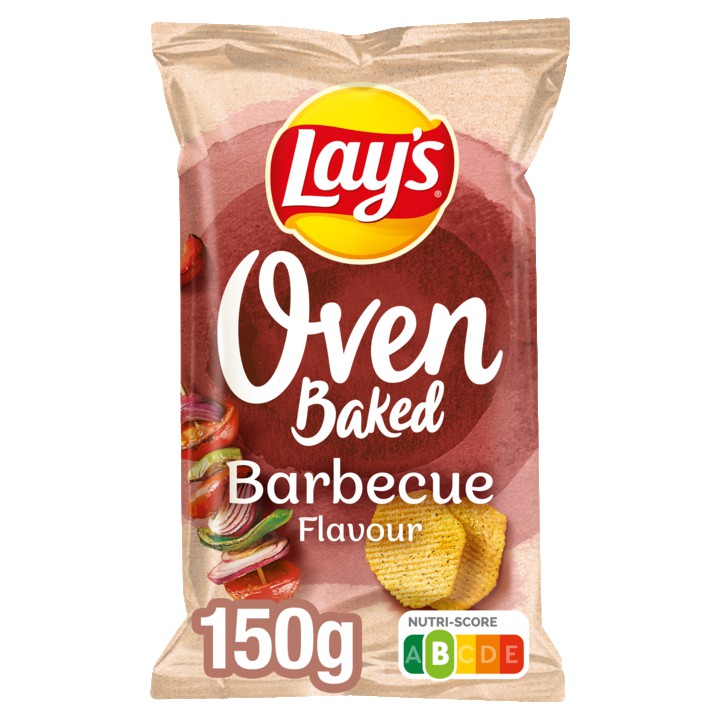 Lay&amp;#x27;s Oven Baked BBQ Chips 150g