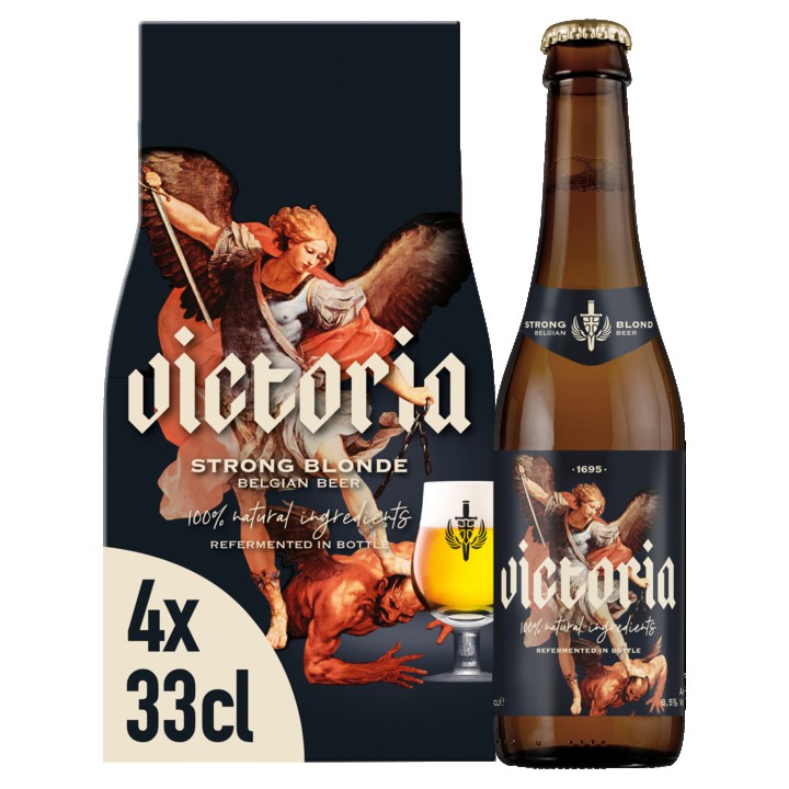 Victoria Strong Blonde Belgisch Bier Flessen 4 x 33cl