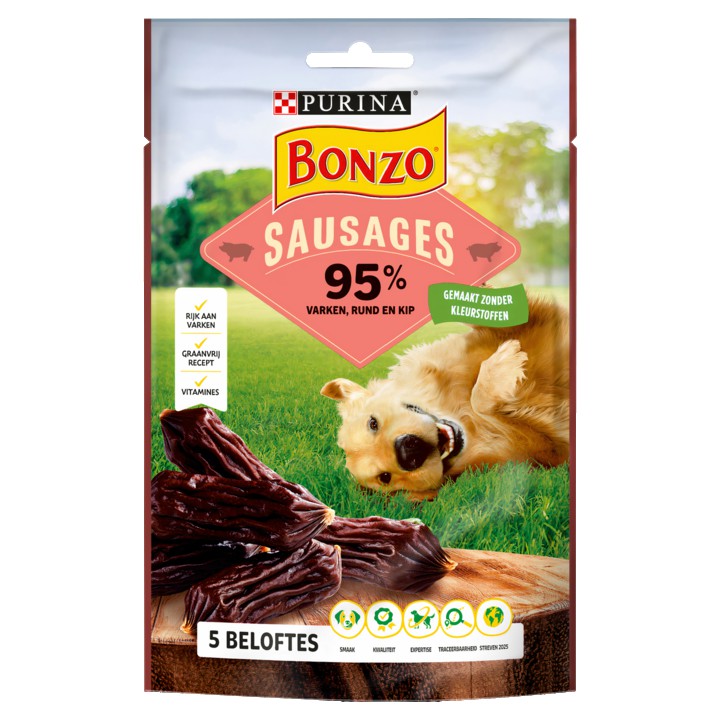 Bonzo Sausages Hondensnacks