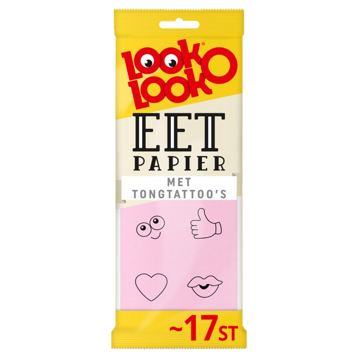 Look O Look Eetpapier Uitdeel snoep Zak 40 gram