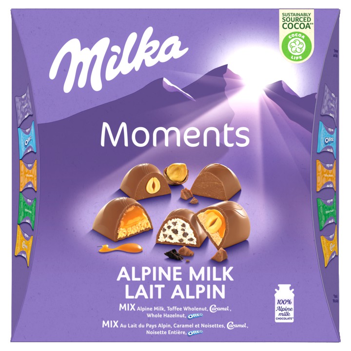 Milka Moments Chocolade Mix 169g