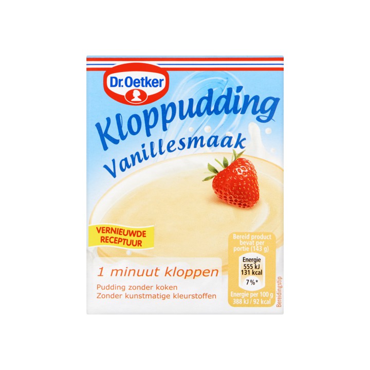 Dr. Oetker Kloppudding Vanille 74g