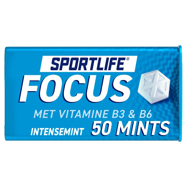 Sportlife Boost Mints Focus Intensemint Suikervrij 35g