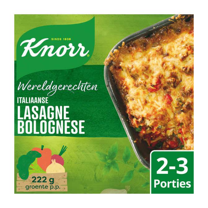 Knorr Wereldgerechten lasagne bolognese