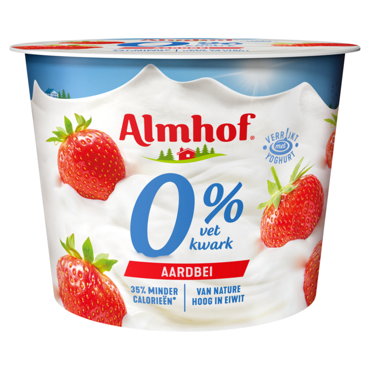 Almhof 0% vet kwark aardbei