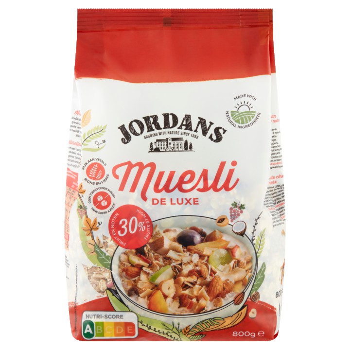 Jordans Muesli de Luxe 800g