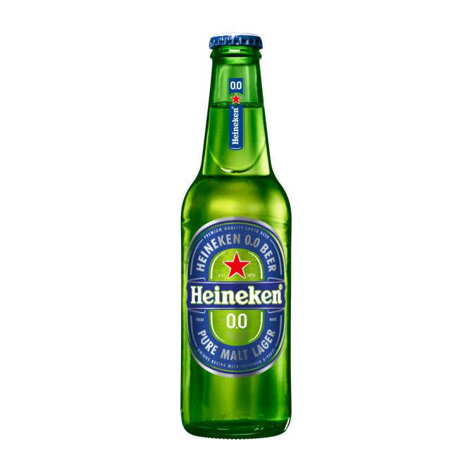 Heineken Premium pilsener 0.0 bier fles