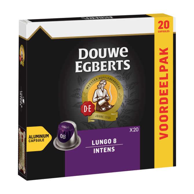 Douwe Egberts Lungo intens koffiecups voordeelverpakking