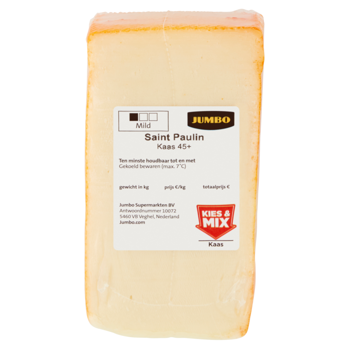 Jumbo Saint Paulin Kaas 45+ ca. 140g