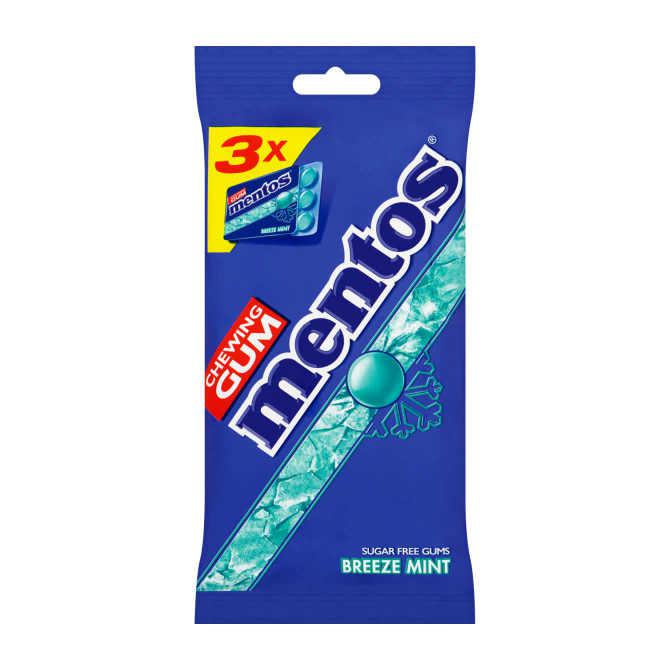 Mentos Gum breeze mint 3-pack