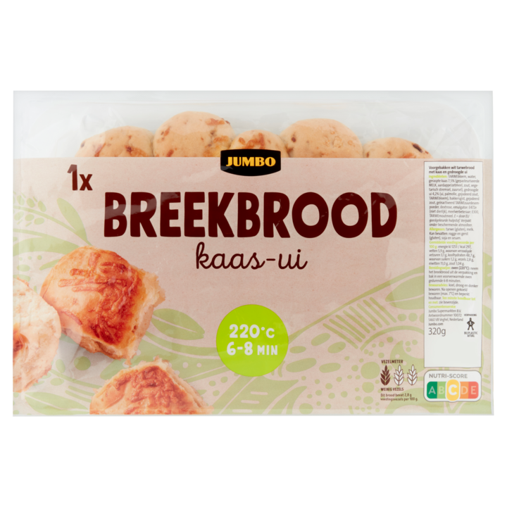 Jumbo - Breekbrood Kaas-Ui - 320g