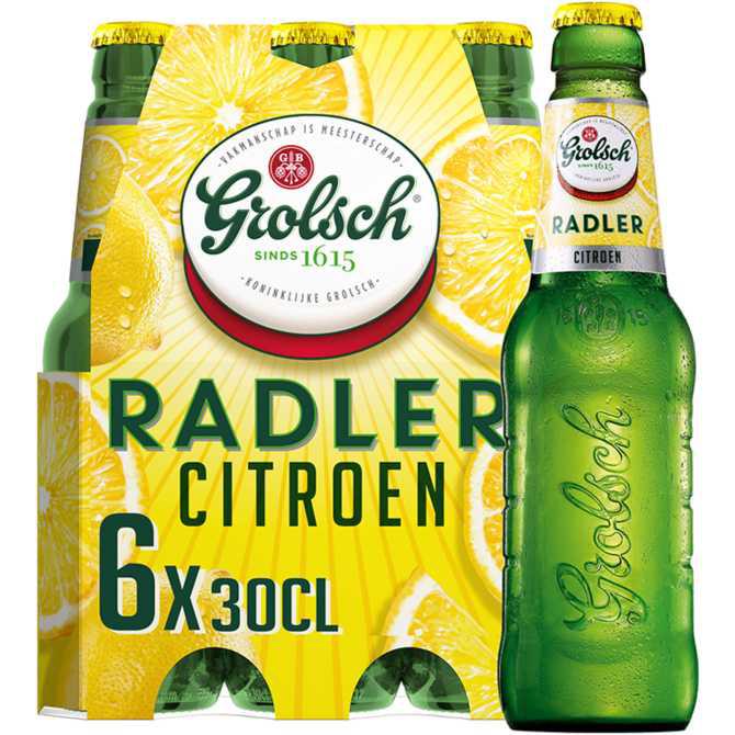 Grolsch Radler Citroen Bier 2.0% 6-pack - 6 x 30 cl