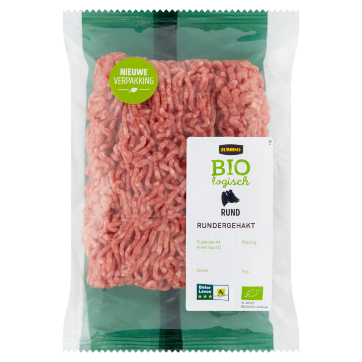 Jumbo Biologisch Rundergehakt 500g