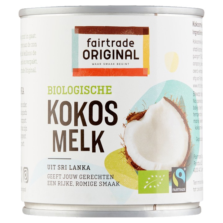 Fairtrade Original Biologische Kokosmelk 270ml