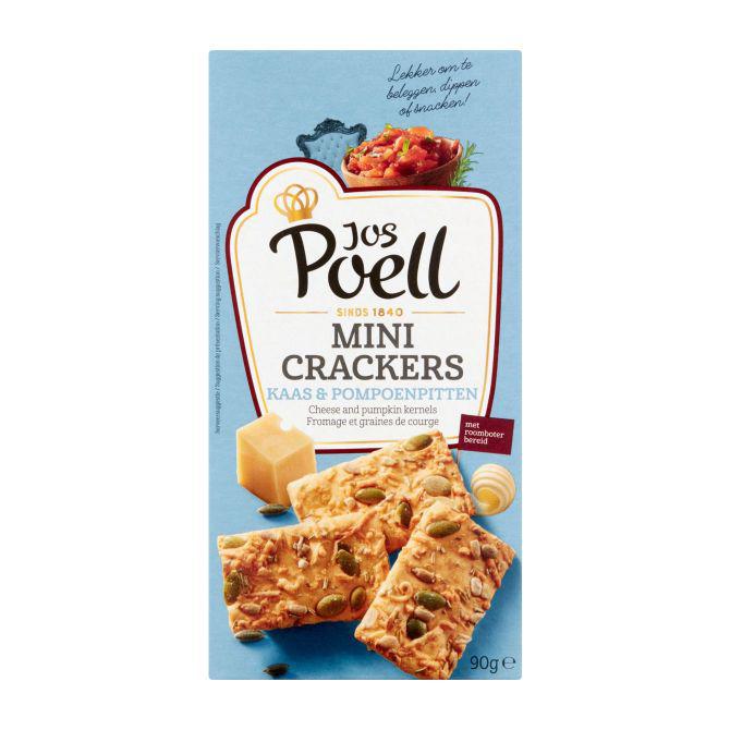 Jos Poell Mini crackers kaas pompoenpitten