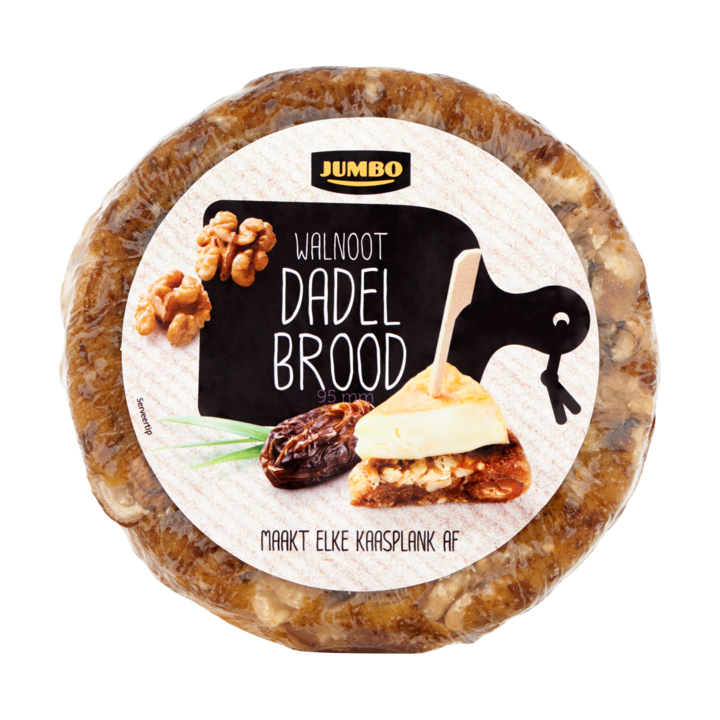 Jumbo Walnoot Dadel Brood 200g