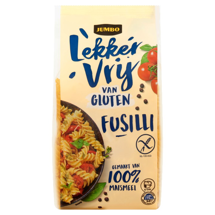 Jumbo Lekker Vrij van Gluten Fusilli 500g