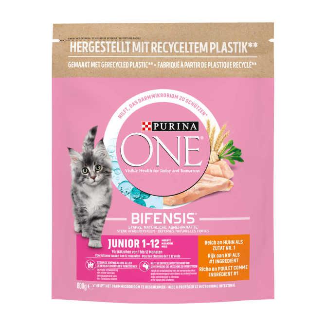 Purina ONE Bifensis Junior Rijk aan Kip