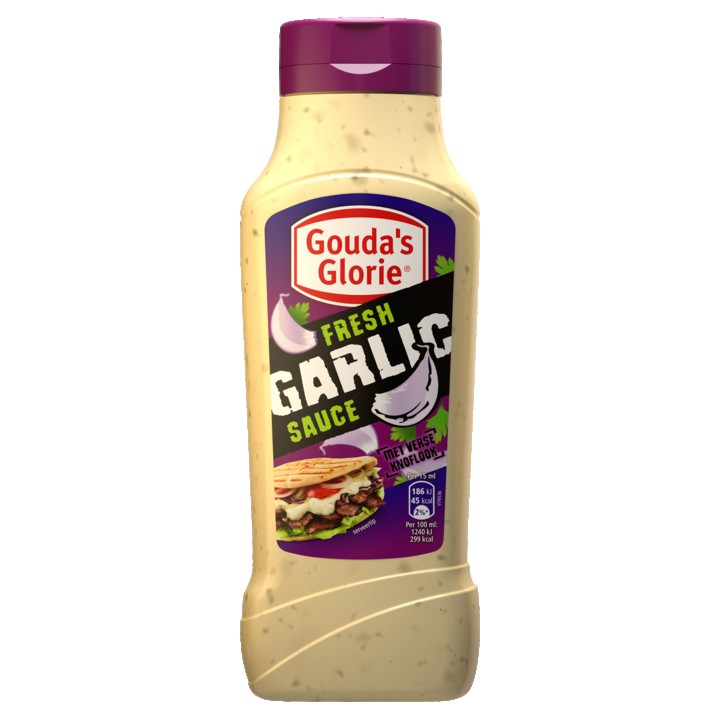 Gouda&amp;#x27;s Glorie Fresh Garlic saus 650ml