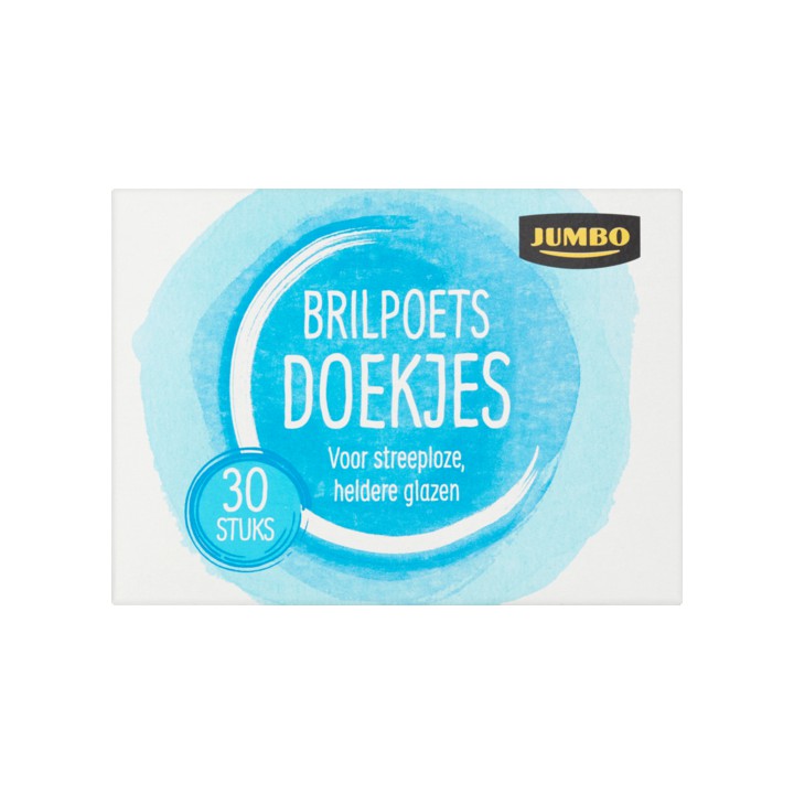 Jumbo Glasses Wipes 30 Stuks