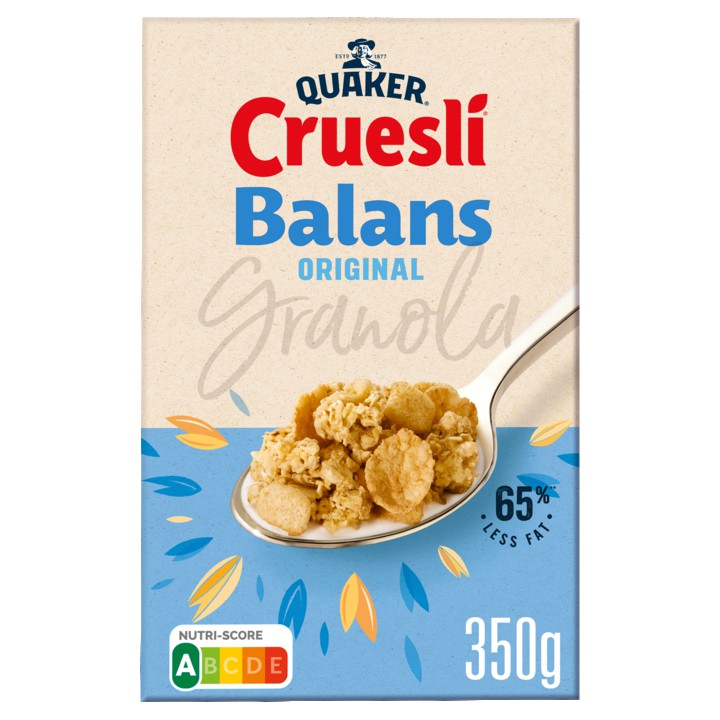 Quaker Cruesli Balans Naturel 350gr