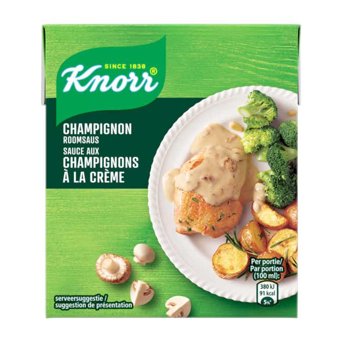 Knorr  Champignon Roomsaus Saus