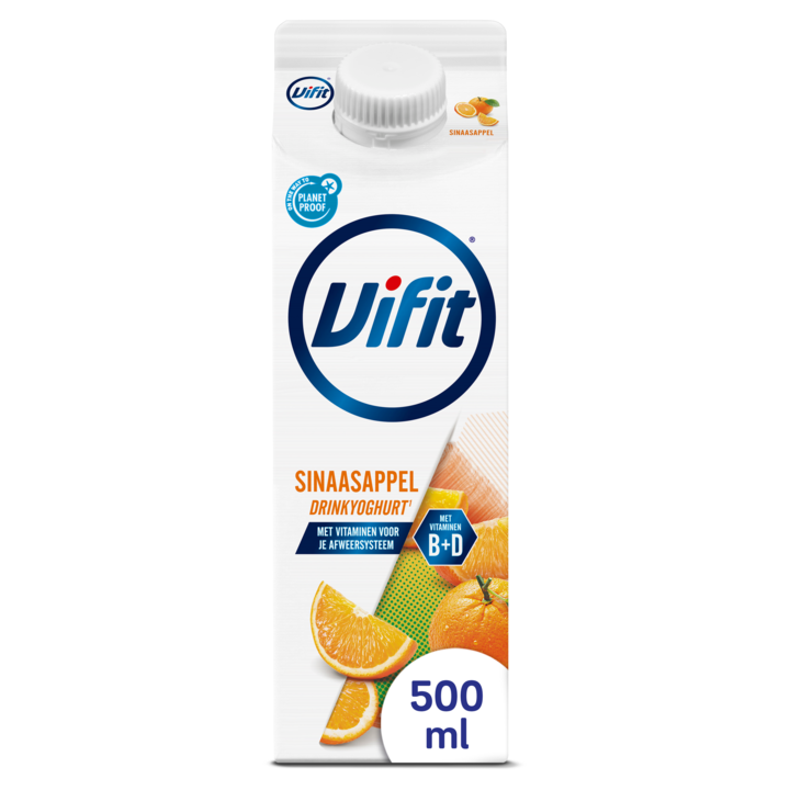 Vifit drinkyoghurt sinaasappel 500ml