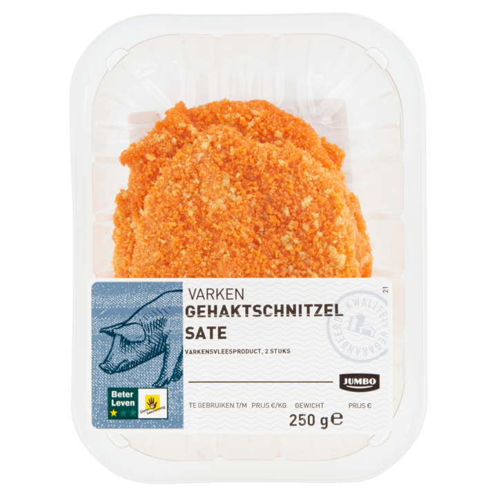 Jumbo Varkens Gehaktschnitzel Sate 2 Stuks