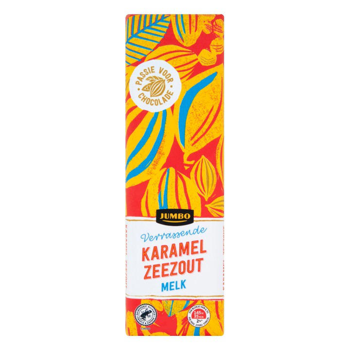 Jumbo Verrassende Karamel Zeezout Melk Chocolade 200g