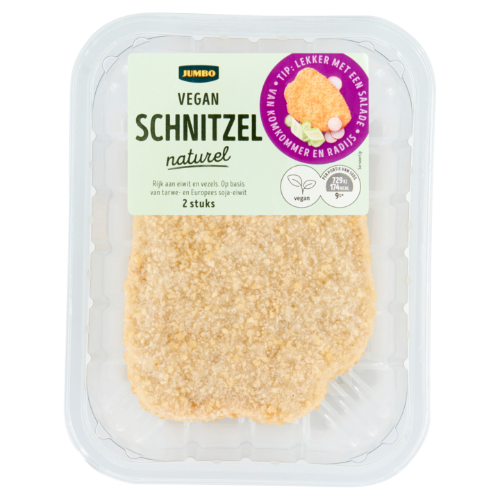 Jumbo Vegan Schnitzel Naturel 2 Stuks