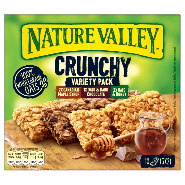 Nature Valley Crunchy Variety Pack 5 x 42g