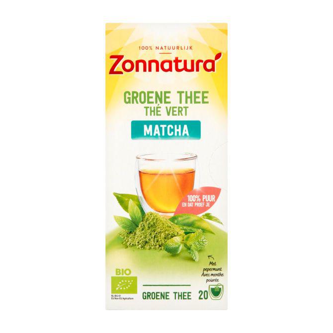 Zonnatura Groene thee matcha pepermunt