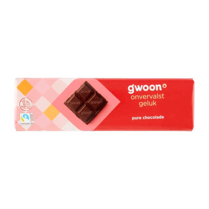 g'woon Chocoladereep puur